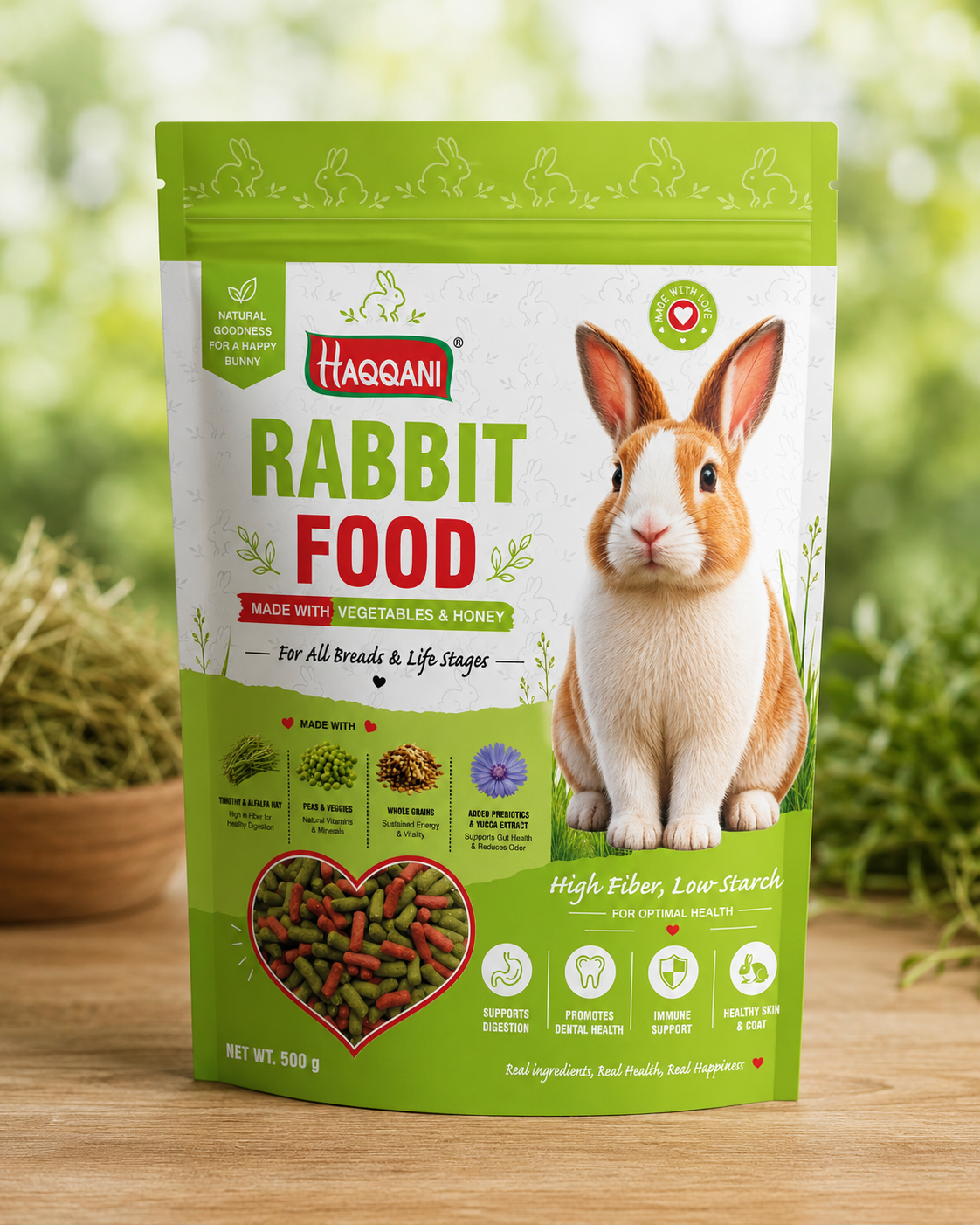 Haqqani Rabbit Food made With Premium Ingredients-500Gm - Image 6
